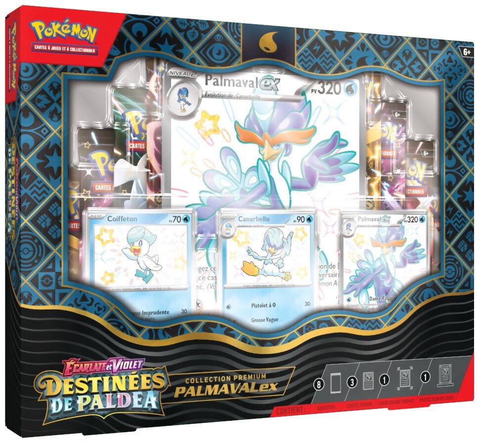 Pokémon JCC - Coffret Collection Premium - Palmaval-ex - Destinées De Paldéa