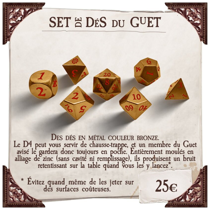 Disque-Monde - Aventures à Ankh-Morpork - Set de dés du Guet