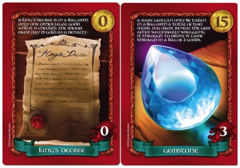 Sheriff of Nottingham - 2016 Dice Tower Kickstarter Promo Pack