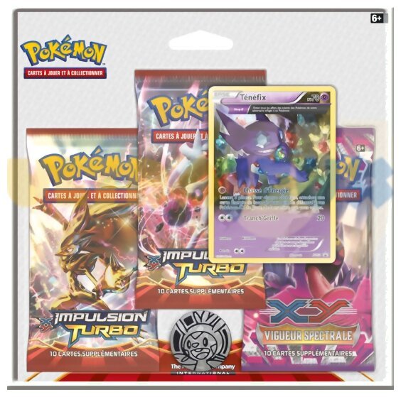 Pokémon JCC - Pack De 3 Boosters - Ténéfix - Impulsion TURBO