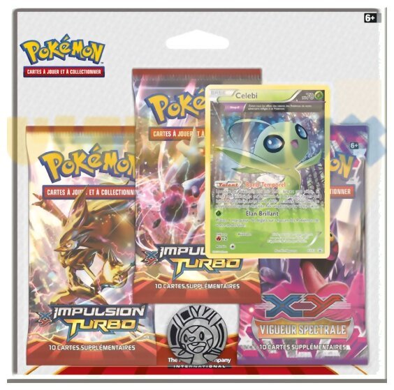 Pokémon JCC - Pack De 3 Boosters - Célébi - Impulsion TURBO