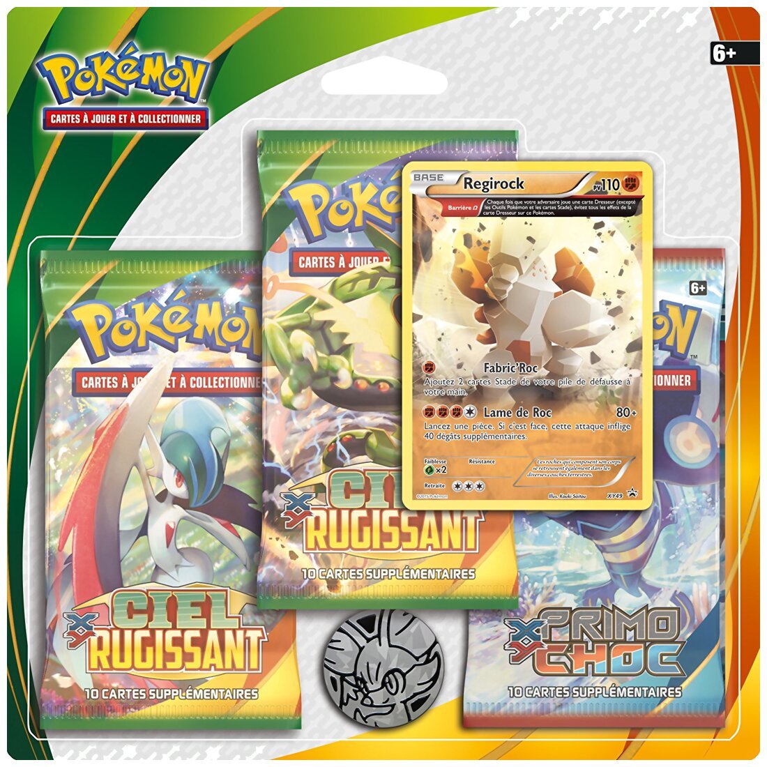 Pokémon JCC - Pack De 3 Boosters - Regirock - Ciel Rugissant