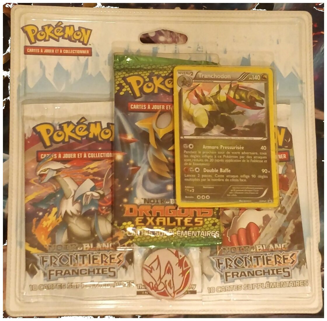 Pokémon JCC - Pack de 3 boosters - Tranchodon - Frontières Franchies