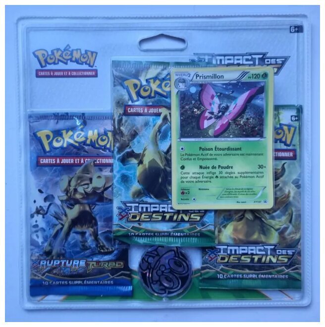 Pokémon JCC - Pack De 3 Boosters - Prismillon - Impact des Destins