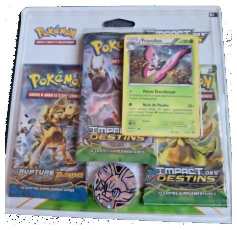 Pokémon JCC - Pack De 3 Boosters - Prismillon - Impact des Destins