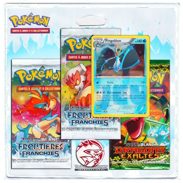Pokémon JCC - Pack de 3 boosters - Pingoléon - Frontières Franchies
