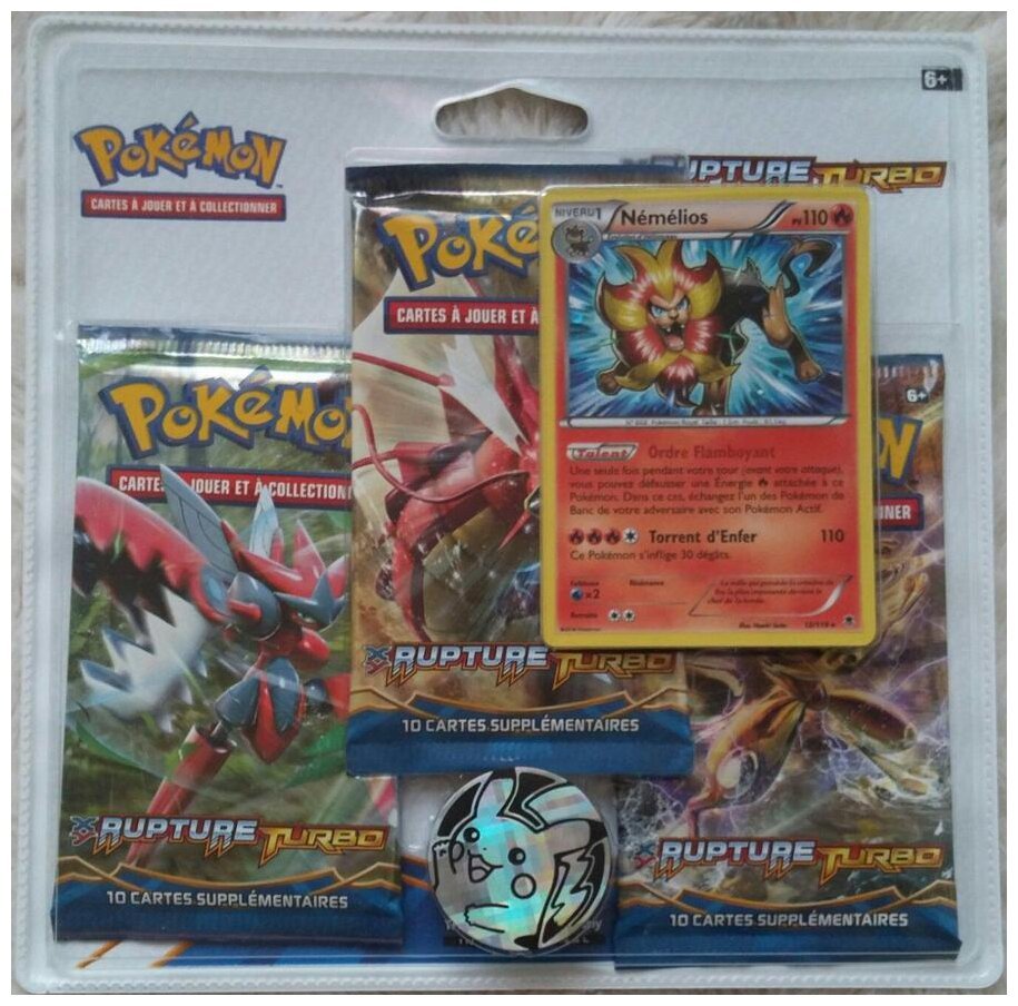 Pokémon JCC - Pack De 3 Boosters - Némélios - Rupture Turbo