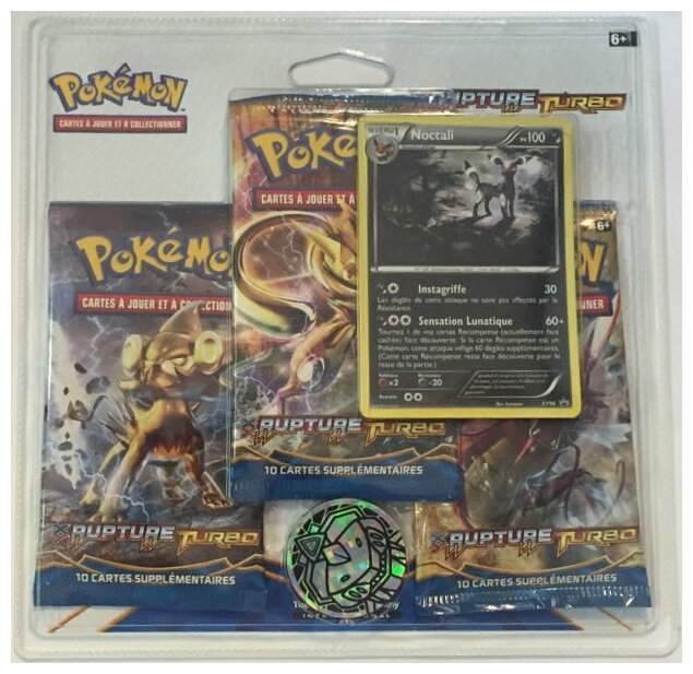 Pokémon JCC - Pack De 3 Boosters - Noctali - Rupture Turbo