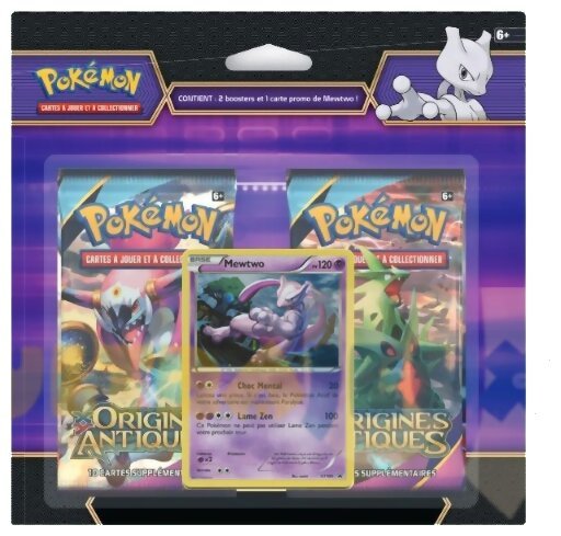 Pokémon JCC - Pack De 2 Boosters - Mewtwo - Origines Antiques