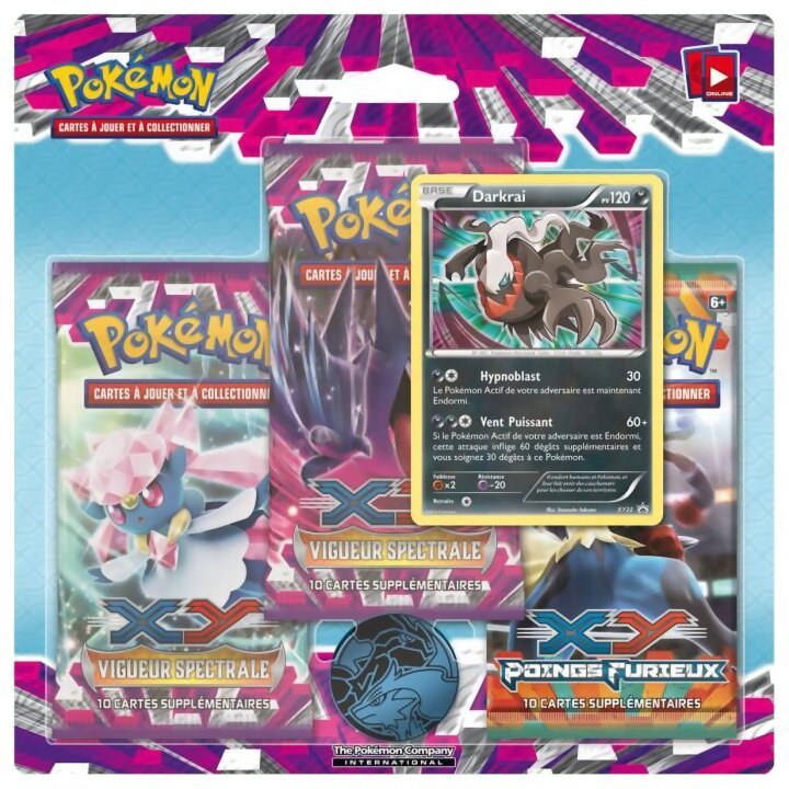 Pokémon JCC - Pack de 3 boosters - Darkrai - Vigueur Spectrale