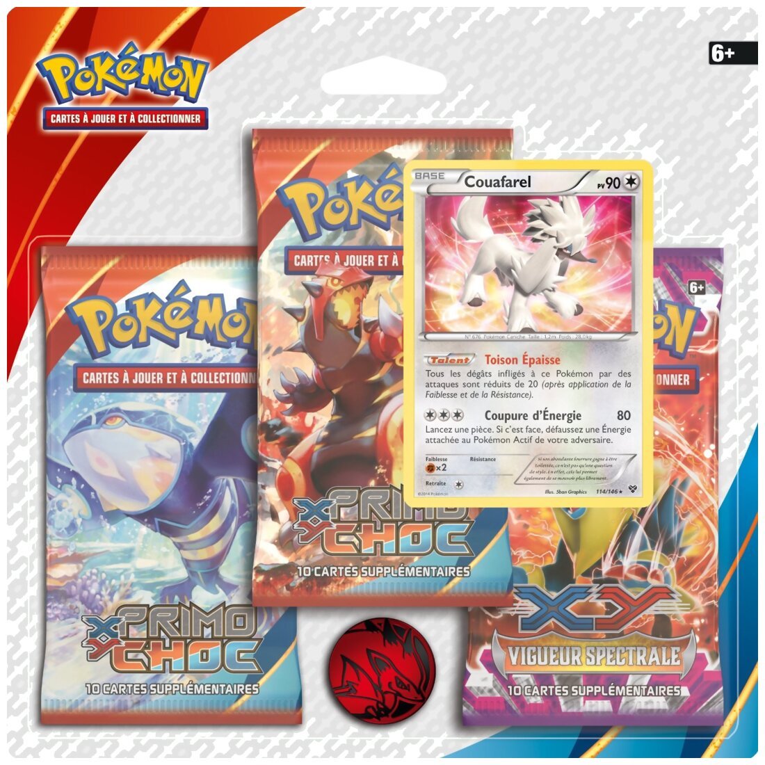 Pokémon JCC - Pack De 3 Boosters - Couafarel - Primo-Choc