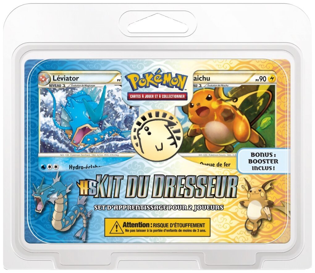 Pokémon JCC - Kit du dresseur - Raichu & Leviator - HeartGold SoulSilver