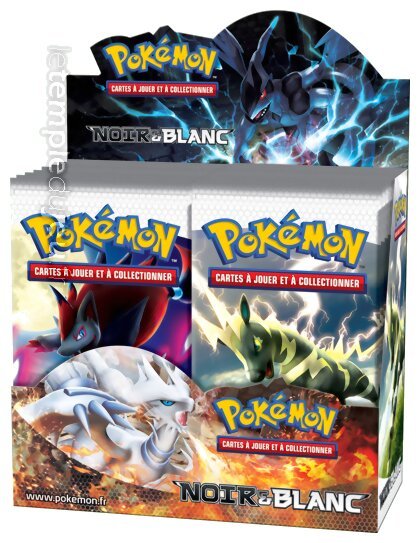 Pokémon JCC - Display - Noir & Blanc