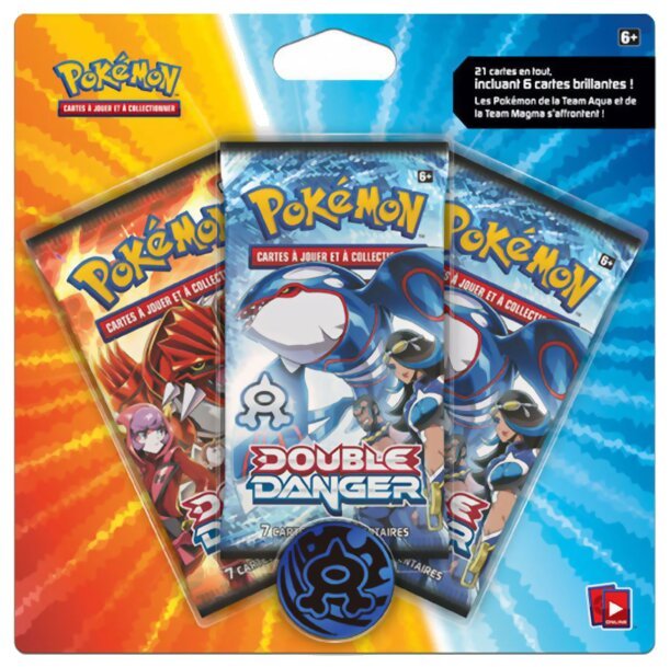Pokémon JCC - Pack de 3 boosters - Team Aqua - Double Danger