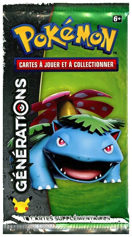 Pokémon JCC - Booster - Générations