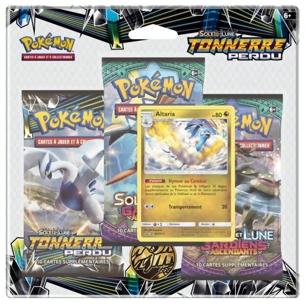 Pokémon JCC - Pack de 3 boosters - Altaria - Tonnerre Perdu