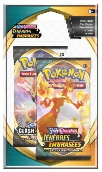 Pokémon JCC - Pack de 2 boosters - Ténèbres Embrasées