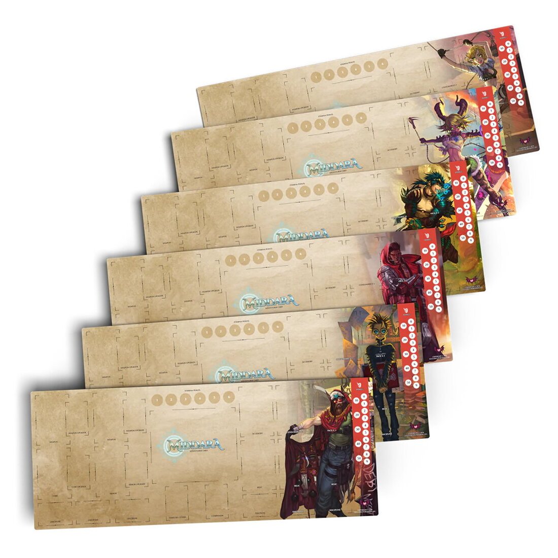 Middara Unintentional Malum - Act I  Playmat Set 2