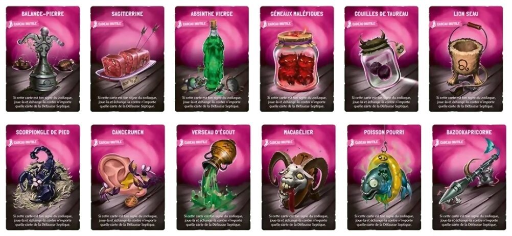 Maudits Cadeaux - Cartes Zodiaques