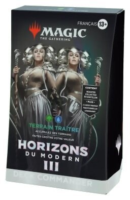 Magic - Deck Commander -  Terrain Traître - Horizons Du Modern III