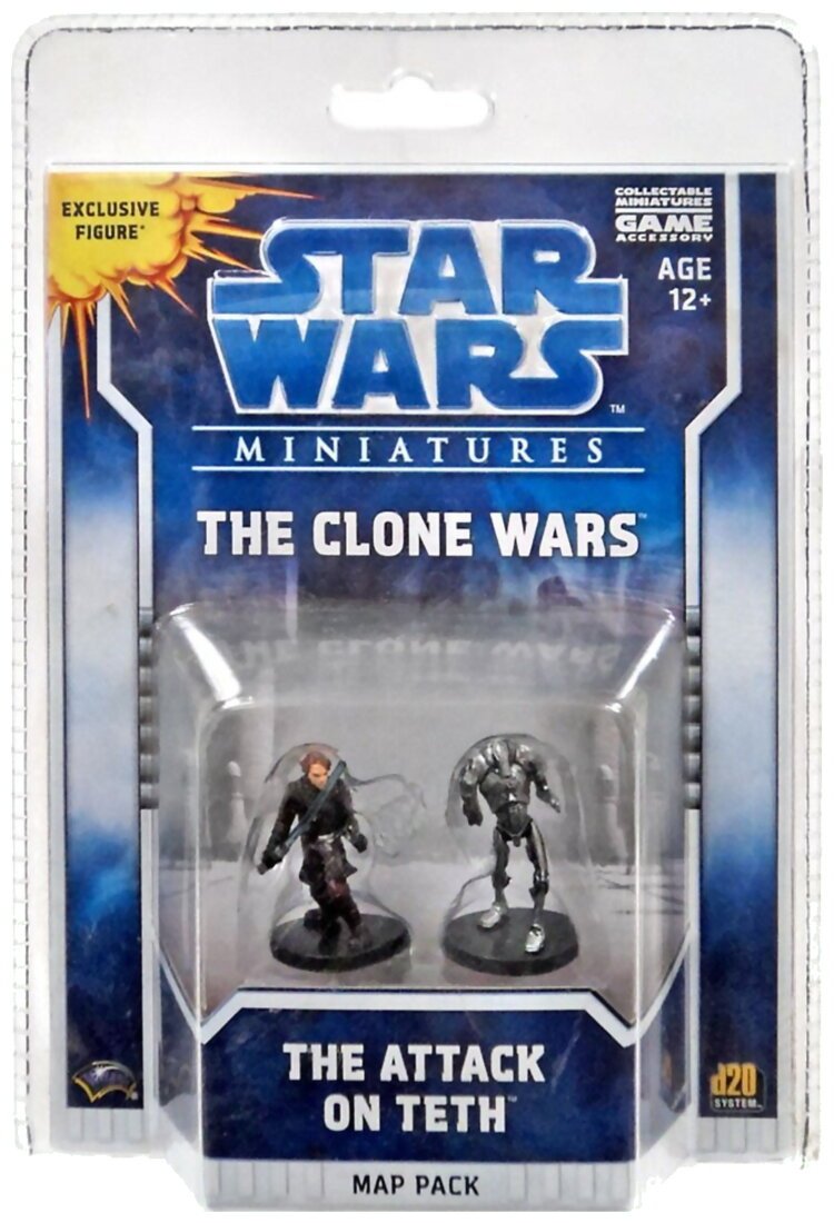 Star Wars Miniatures - The  Attack on Teth - The clone Wars - Map Pack