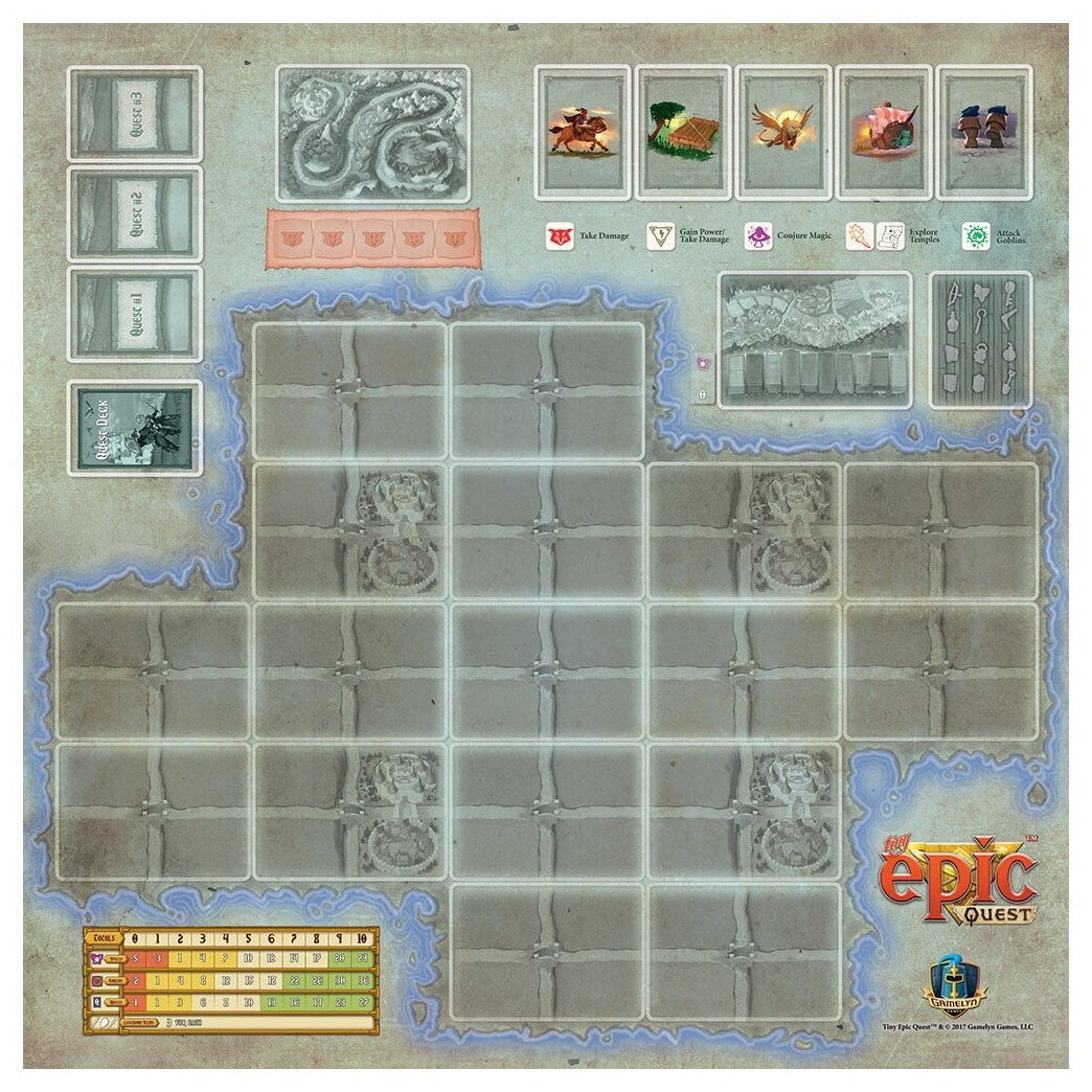 Tiny Epic Quest - Game Mat