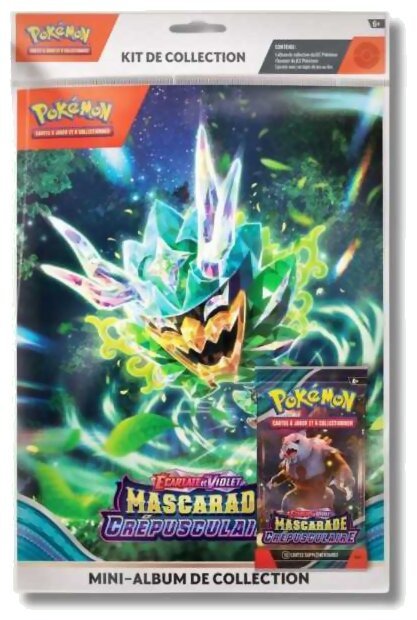 Pokémon JCC - Portfolio + 1 booster - Mascarade Crépusculaire