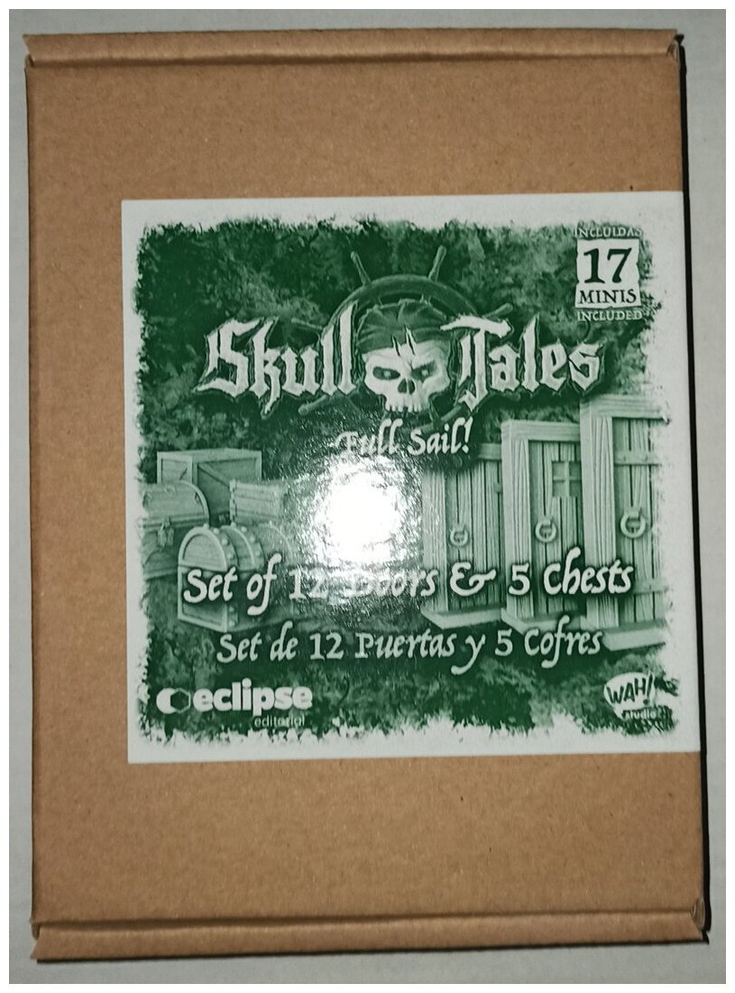 Skull Tales - Set Of 12 Doors & 5 Chests - Full Sail!