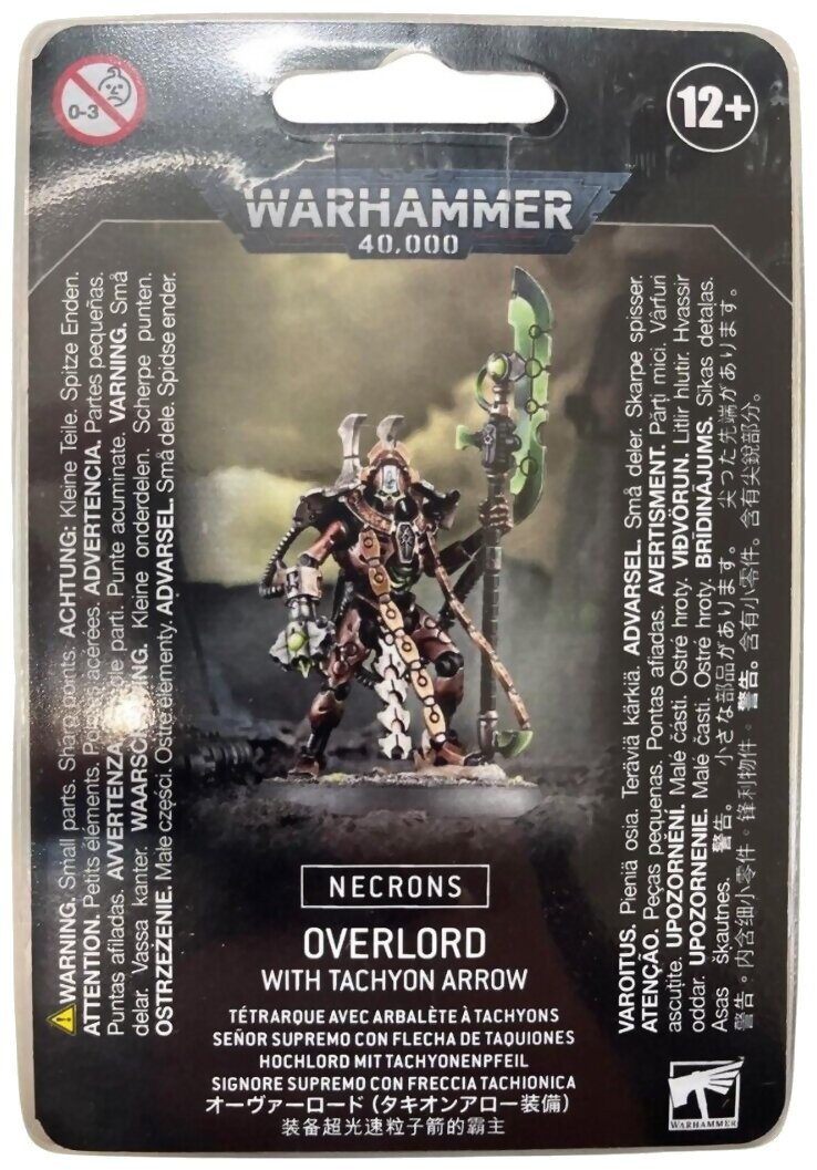Warhammer 40k - Overlord with Tachyon Arrow - Necrons