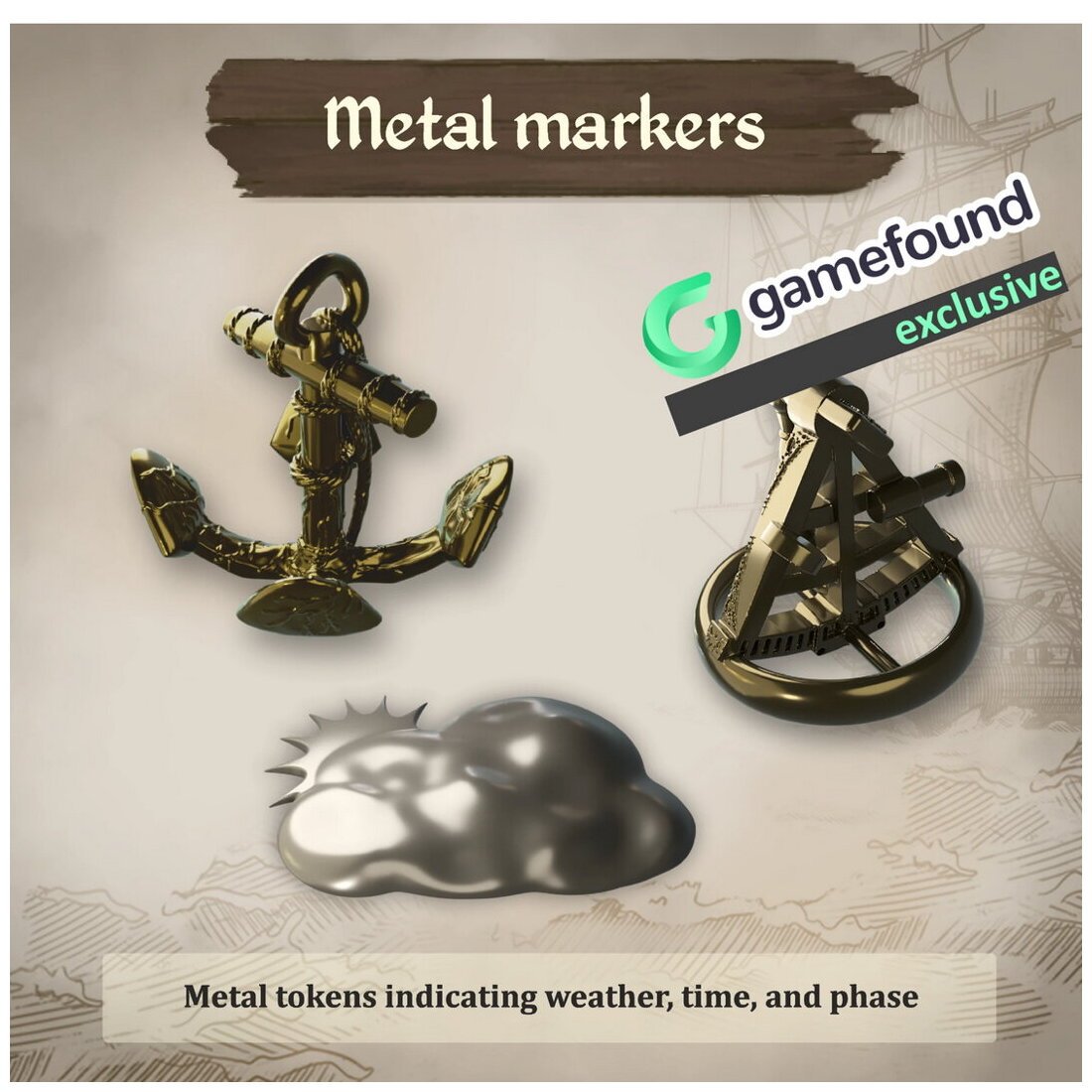 Misty Waters - Metal Markers