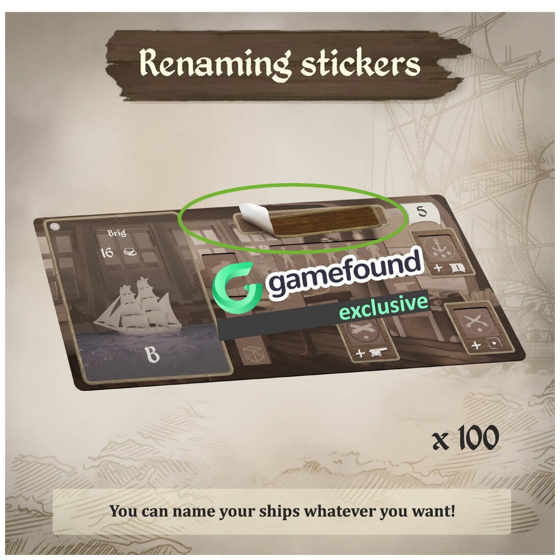 Misty Waters - Renaming Stickers
