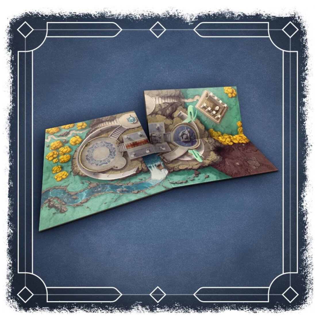 Reign Of Hades - 4-Fold Game Board Map For Standalone Variant