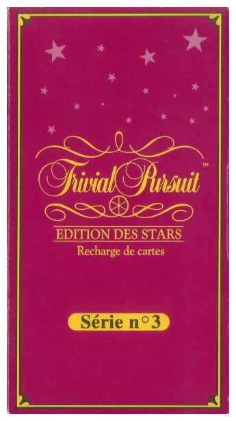 Trivial Pursuit - Edition Des Stars - Recharge de cartes - Série n°3