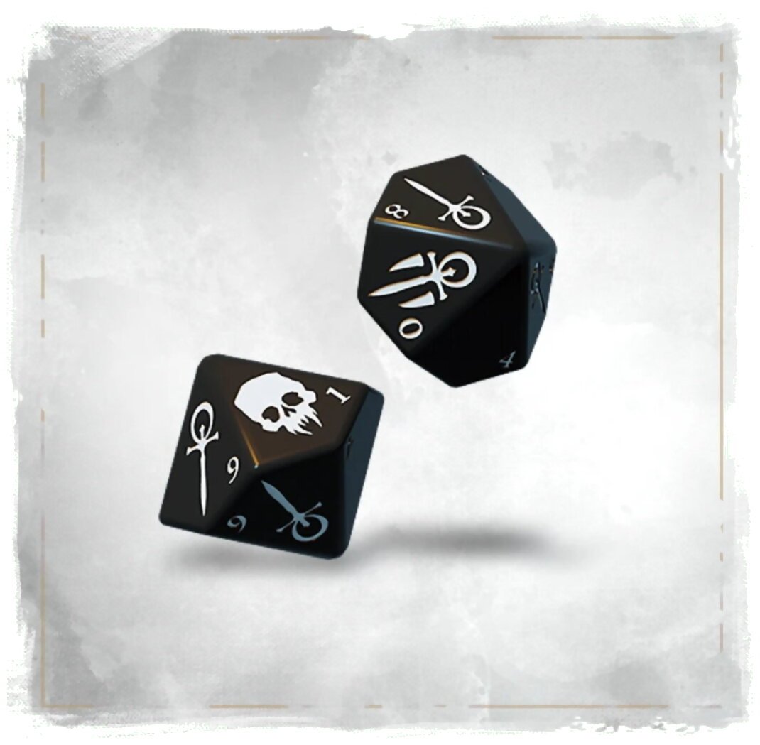 Vampire Milan Uprising - Extra Set Of 2 D10 Dice