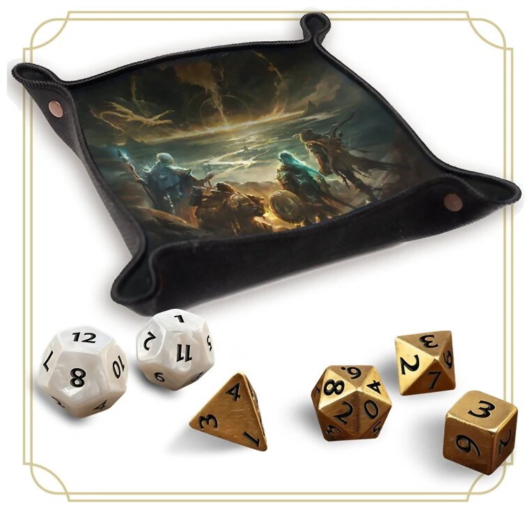 Lands Of Evershade - Deluxe Dice Set & Dice Tray