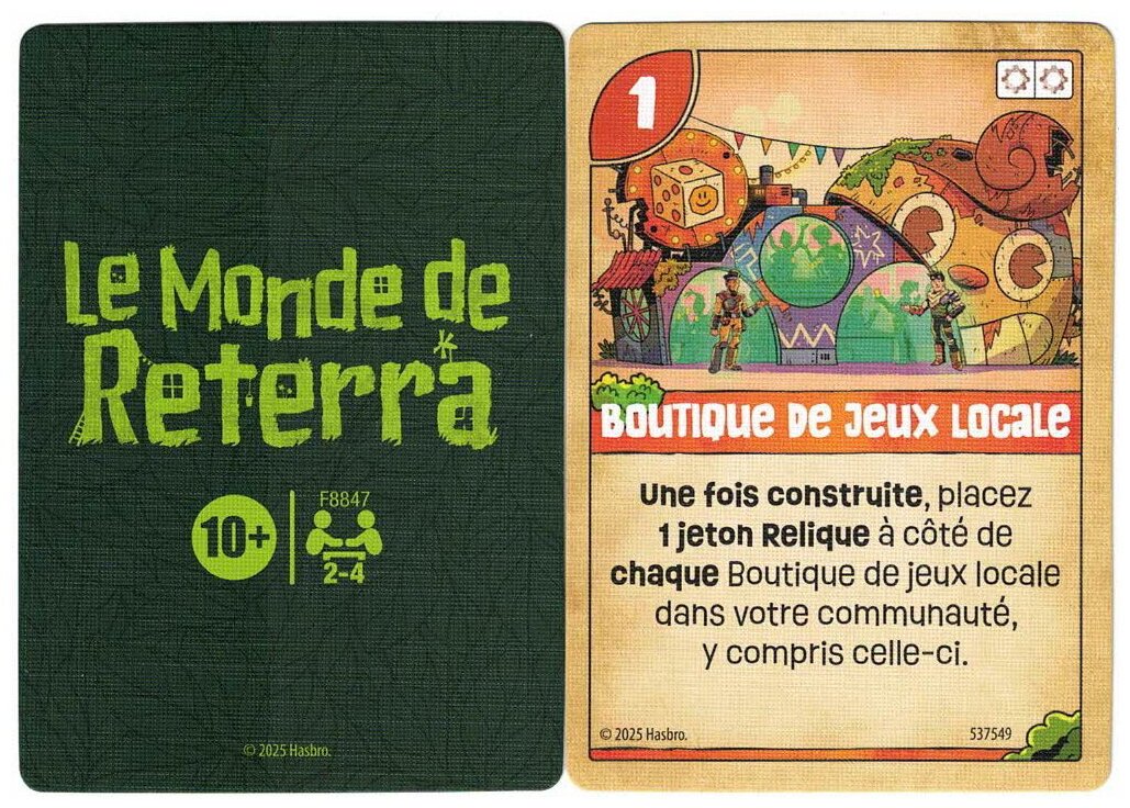 Le Monde De Reterra - Boutique De Jeux Locale