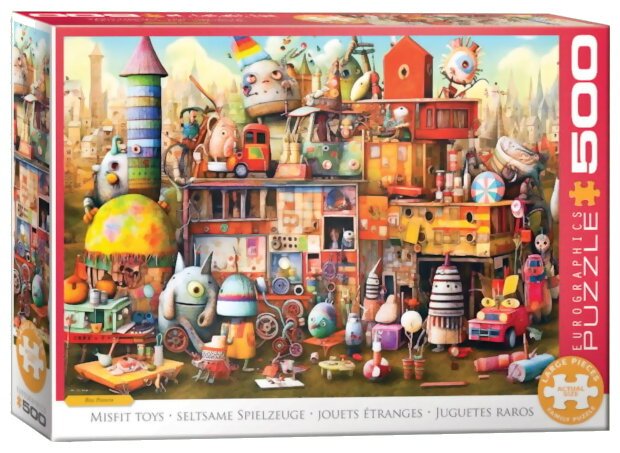 Puzzle - Jouets Étranges - 500 Pièces