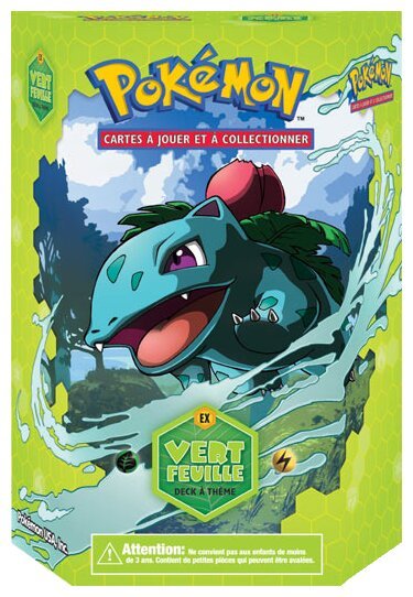 Pokémon JCC - Deck à thème - Vert Feuille - Rouge Feu & Vert Feuille