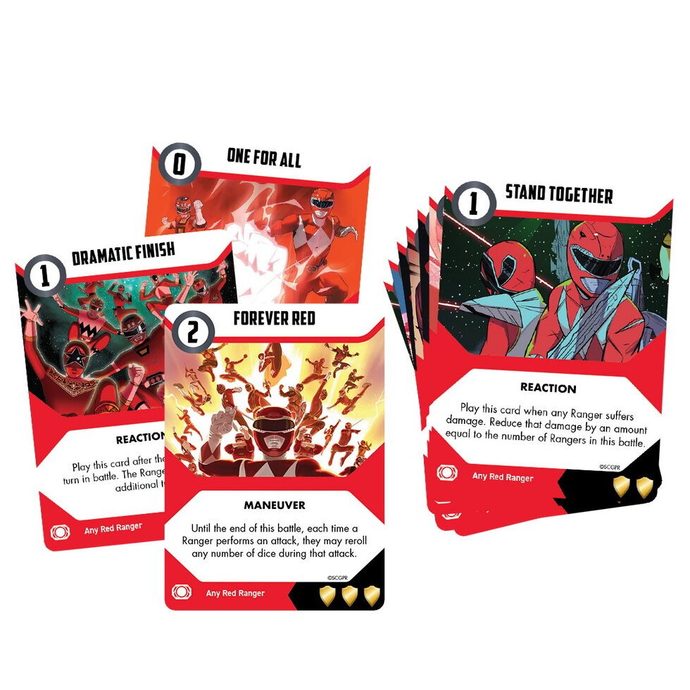 Power Rangers Heroes Of The Grid - Forever Red Card Pack