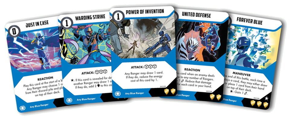 Power Rangers Heroes Of The Grid - Forever Blue Card Pack