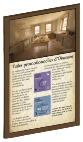 Obsession - Tuiles Promotionnelles