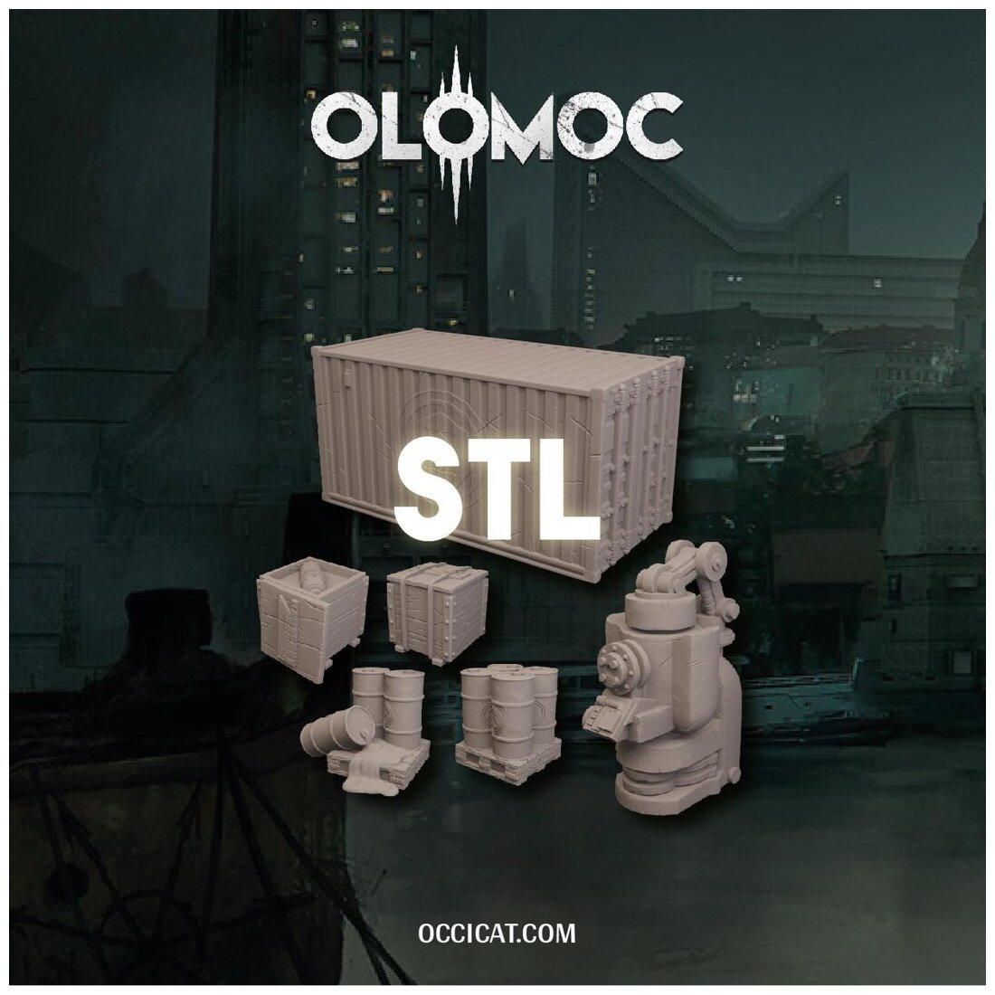 Olomoc  - Décors Combinat Du Mez Fichiers STL