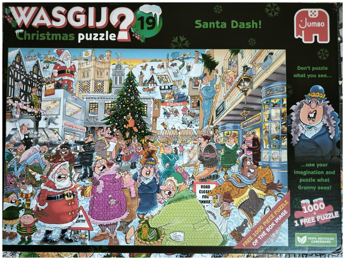 Wasgij? 19 - La Course Du Père Noël - Christmas Puzzle