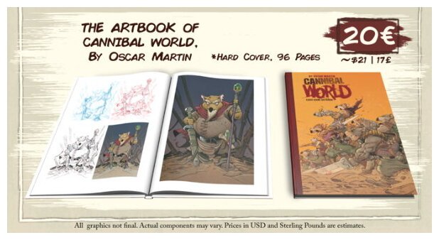 Cannibal World - L'artbook Par Oscar Martin