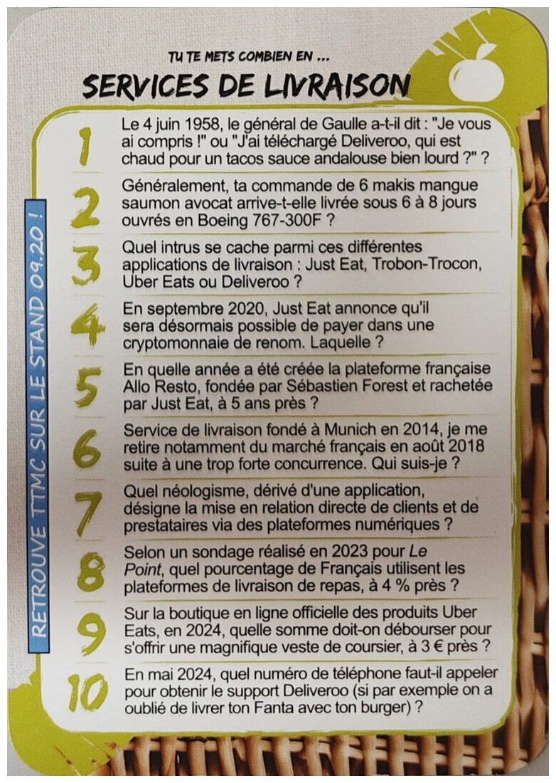 TTMC - Bonne Bouffe  - Services De Livraison