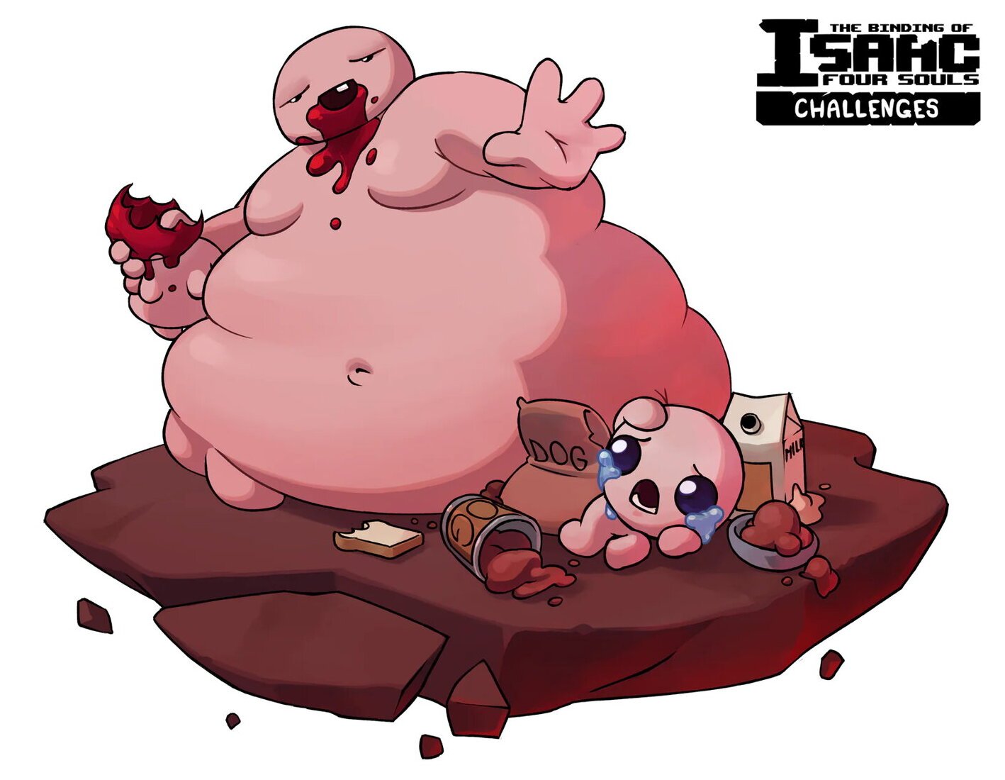 The Binding Of Isaac Four Souls - Challenge Fatty's Feast