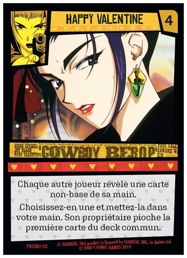 Cowboy Bebop : Space Serenade – Happy Valentine - Carte promo