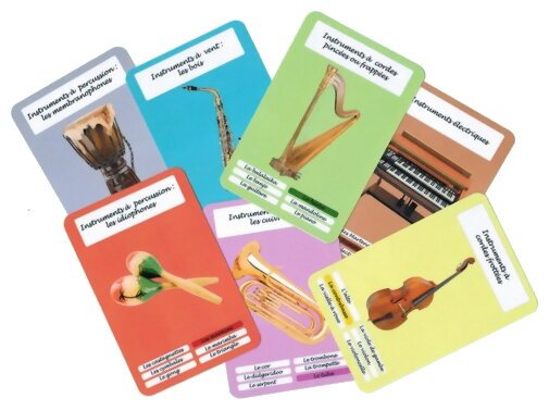 Jeu Des 7 Familles - Les Instruments