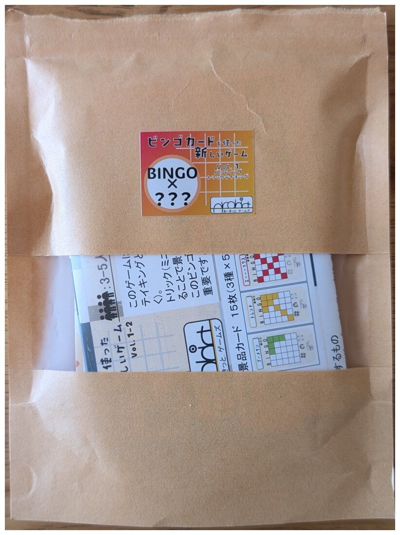 A New Game Using Bingo Cards