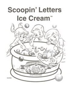Scoopin' Letters Ice Cream